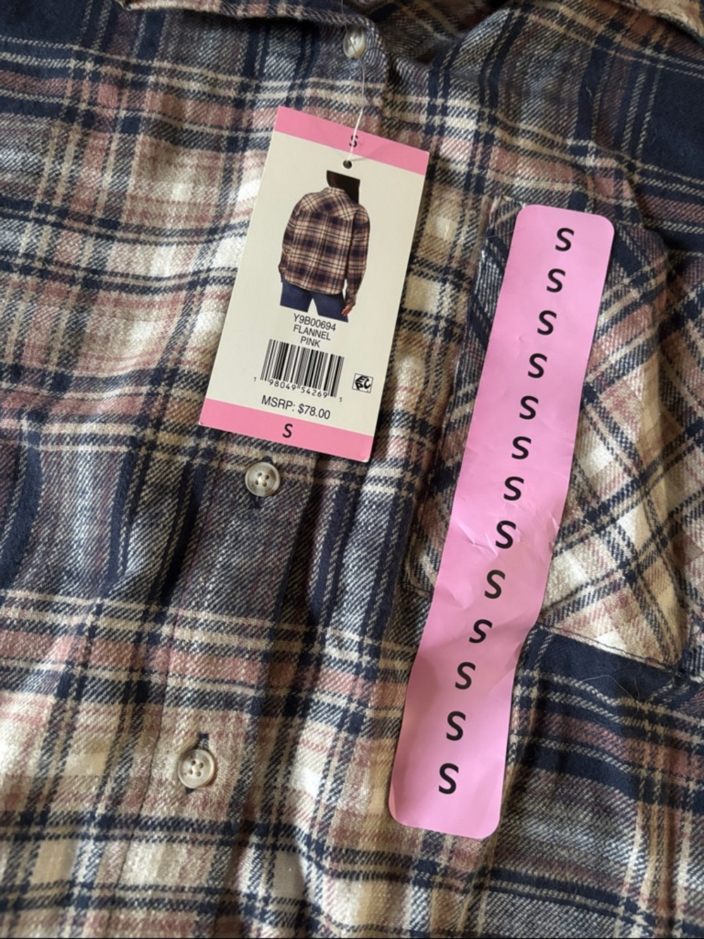NWT Scotch & Soda Trendy Plaid Button-Up Shirt | Size S - Picture 4 of 10